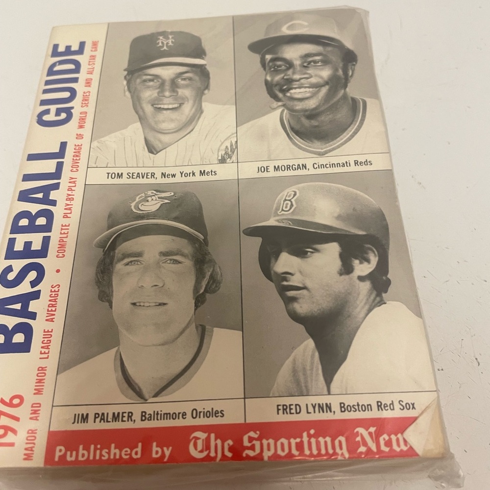 1976 Baseball Guide by The Sporting News